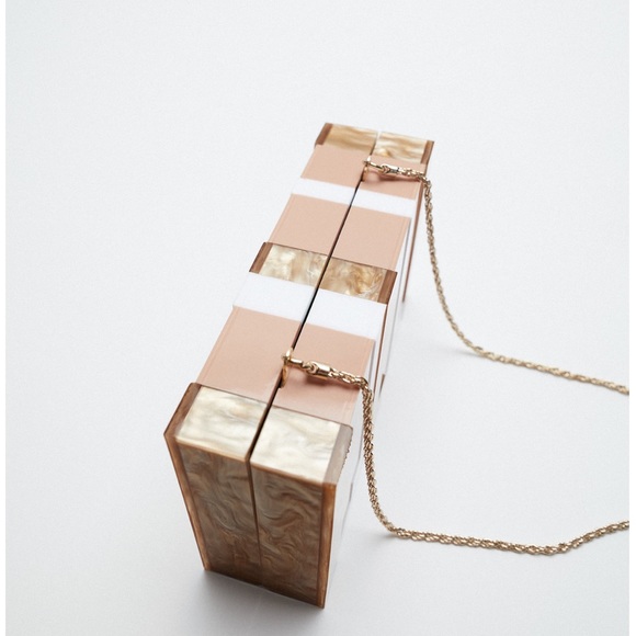 Zara contrasting box bag - Picture 7 of 9